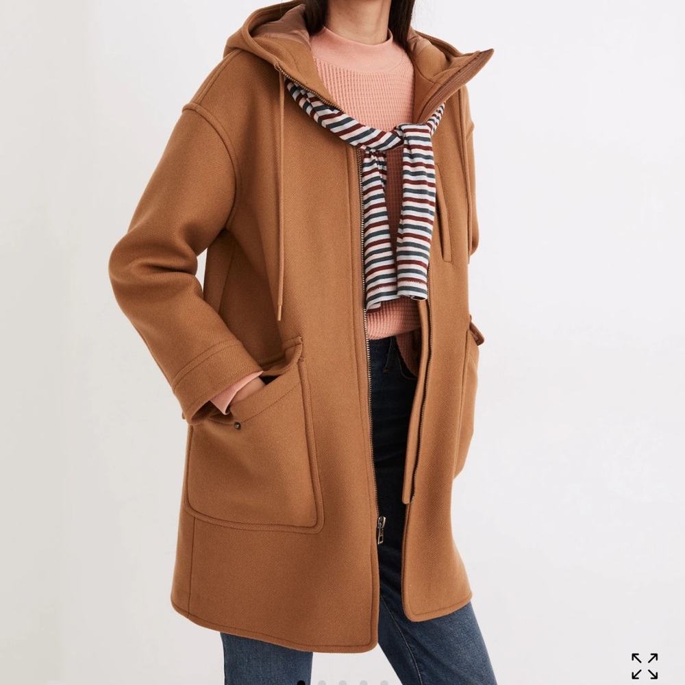 Madewell Lynnford Coat in Camel